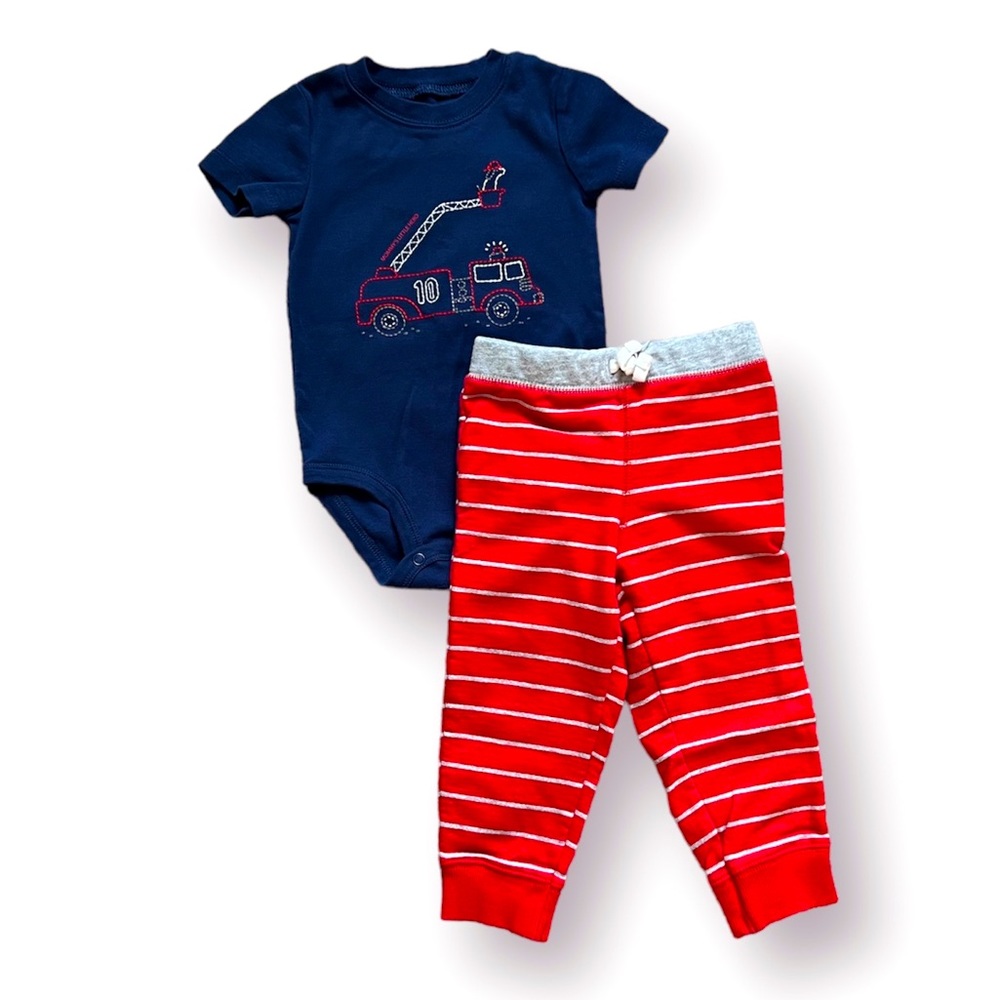 Firetruck Baby Outfit